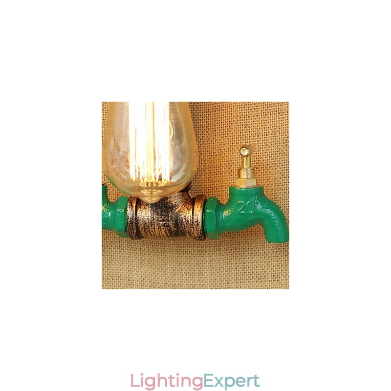 Country Retro Painting Feature for Mini Style Ambient Light Wall Sconces Wall Light