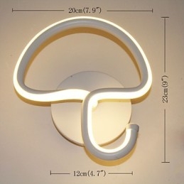 Modern Minimalist Lamp Bedroom Bedside Lamp Corridors Hotel Project Lighting Aluminum Circular Wall Lamp