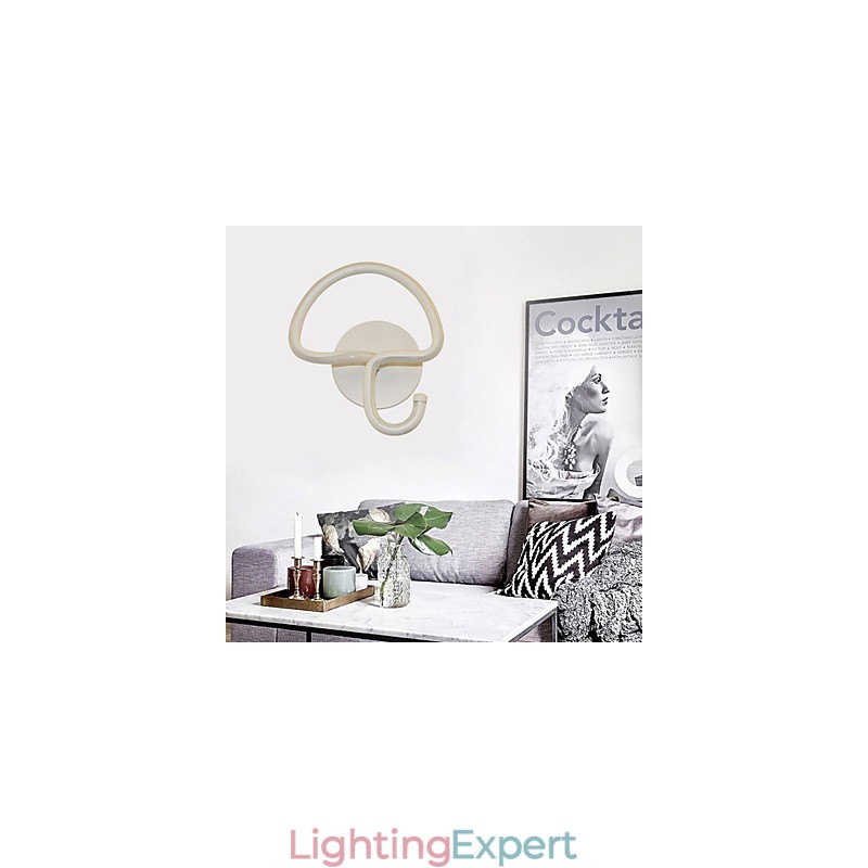 Modern Minimalist Lamp Bedroom Bedside Lamp Corridors Hotel Project Lighting Aluminum Circular Wall Lamp