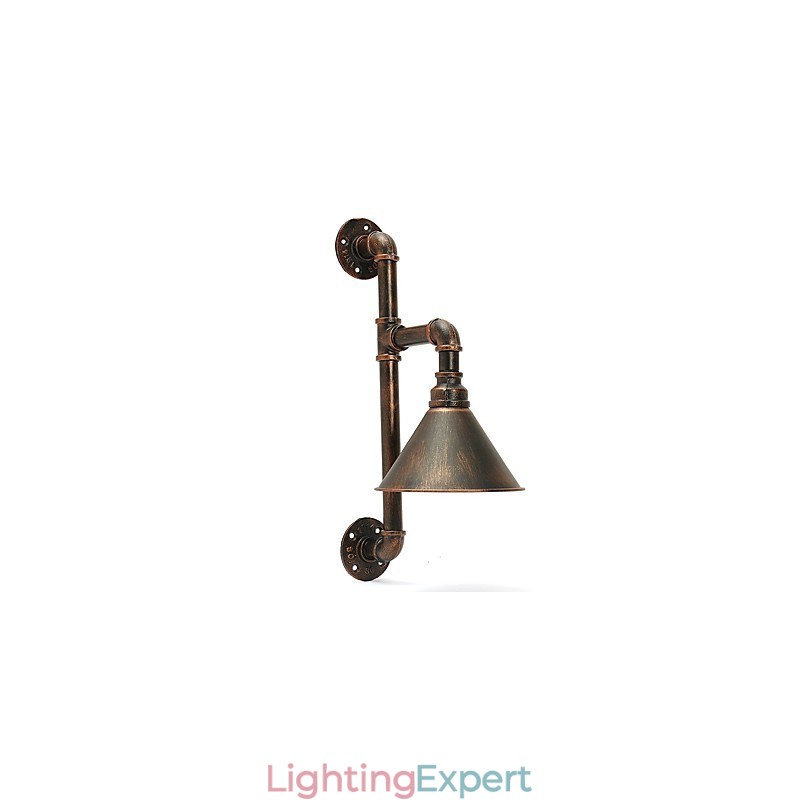Water Pipe Wall Lights Retro Industrial Style Creative Country Metal Restaurant Cafe Bars Bar Table Wall Sconces