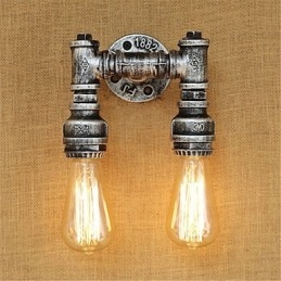 Rustic Lodge Country Retro Painting Feature for Mini Style Ambient Light Wall Sconces