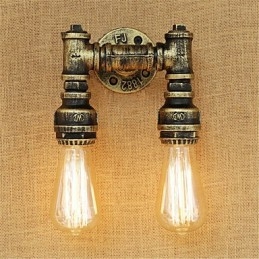 Rustic Lodge Country Retro Painting Feature for Mini Style Ambient Light Wall Sconces