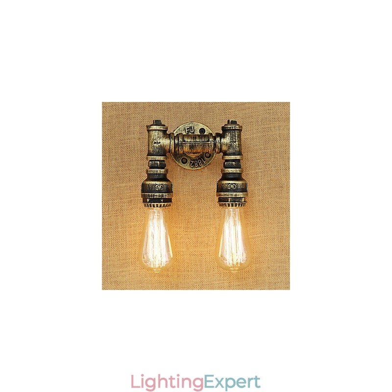 Rustic Lodge Country Retro Painting Feature for Mini Style Ambient Light Wall Sconces