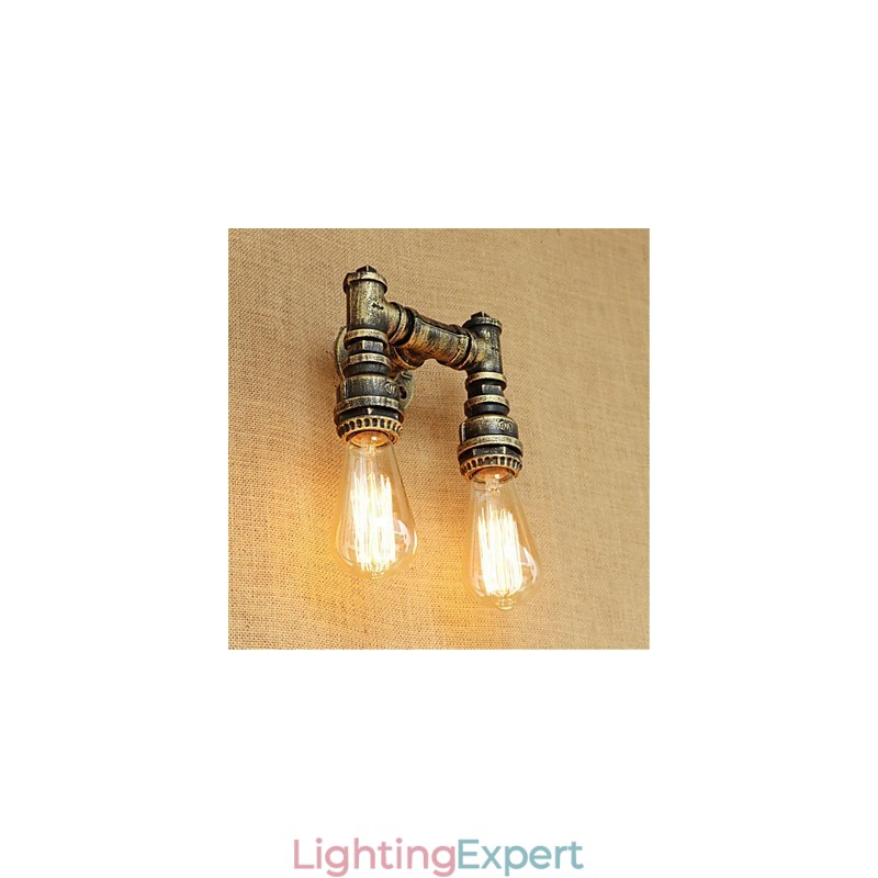 Rustic Lodge Country Retro Painting Feature for Mini Style Ambient Light Wall Sconces
