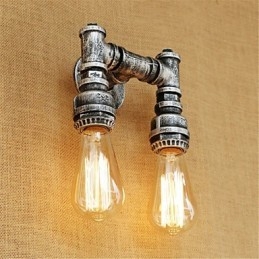 Rustic Lodge Country Retro Painting Feature for Mini Style Ambient Light Wall Sconces
