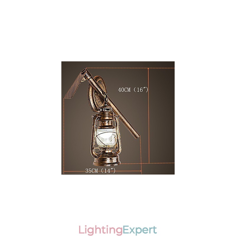 Rustic Lodge Painting Feature for Mini Style Uplight Wall Sconces Wall Light C