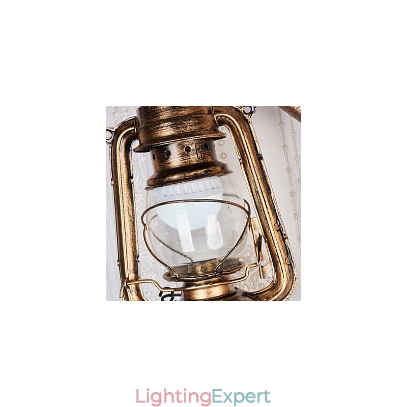 Rustic Lodge Painting Feature for Mini Style Uplight Wall Sconces Wall Light C