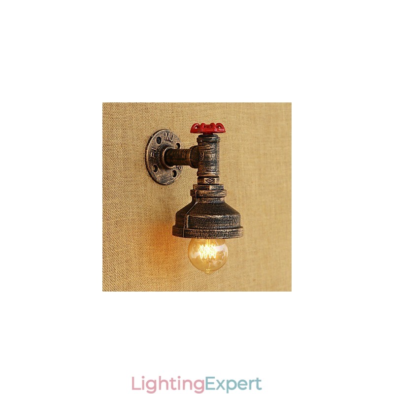 Country Retro Painting Feature for Ambient Light Wall Sconces Wall Light