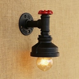 Country Retro Painting Feature for Ambient Light Wall Sconces Wall Light