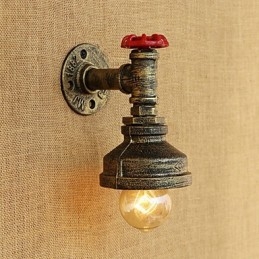 Country Retro Painting Feature for Ambient Light Wall Sconces Wall Light
