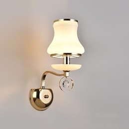 Modern Contemporary Electroplated Feature for Crystal Ambient Light Wall Sconces Wall Light