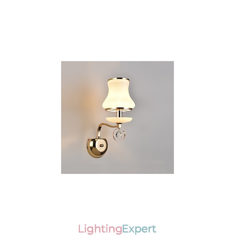 Modern Contemporary Electroplated Feature for Crystal Ambient Light Wall Sconces Wall Light