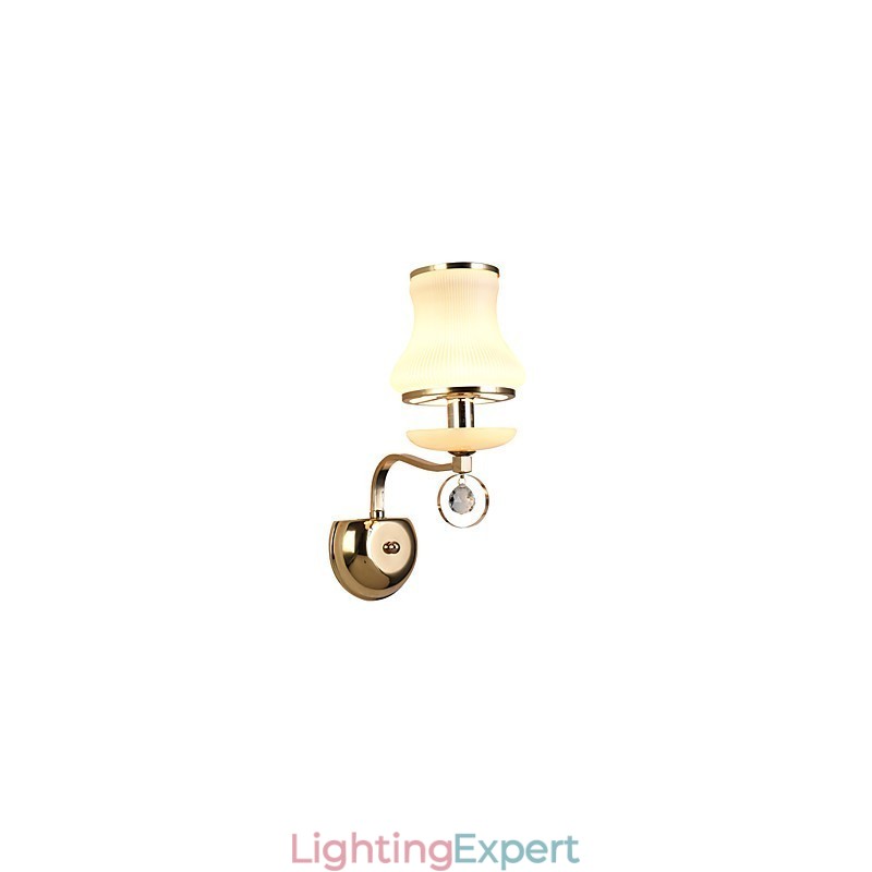 Modern Contemporary Electroplated Feature for Crystal Ambient Light Wall Sconces Wall Light