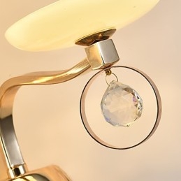 Modern Contemporary Electroplated Feature for Crystal Ambient Light Wall Sconces Wall Light