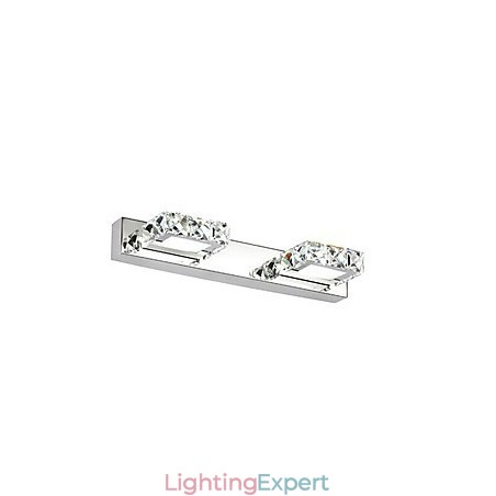 Modern Contemporary Modern Comtemporary Chrome Feature for Crystal Ambient LightBathroom Modern Contemporary Modern Comtemporary Chrome Feature for Crystal Ambient LightBathroom