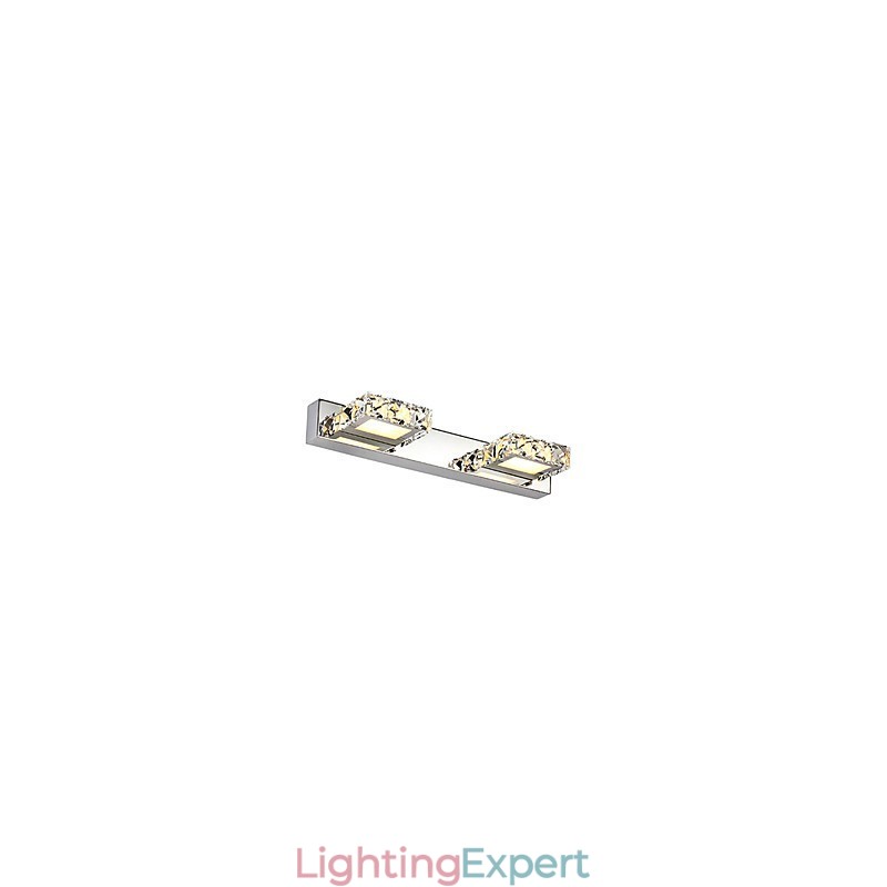 Modern Contemporary Modern Comtemporary Chrome Feature for Crystal Ambient LightBathroom