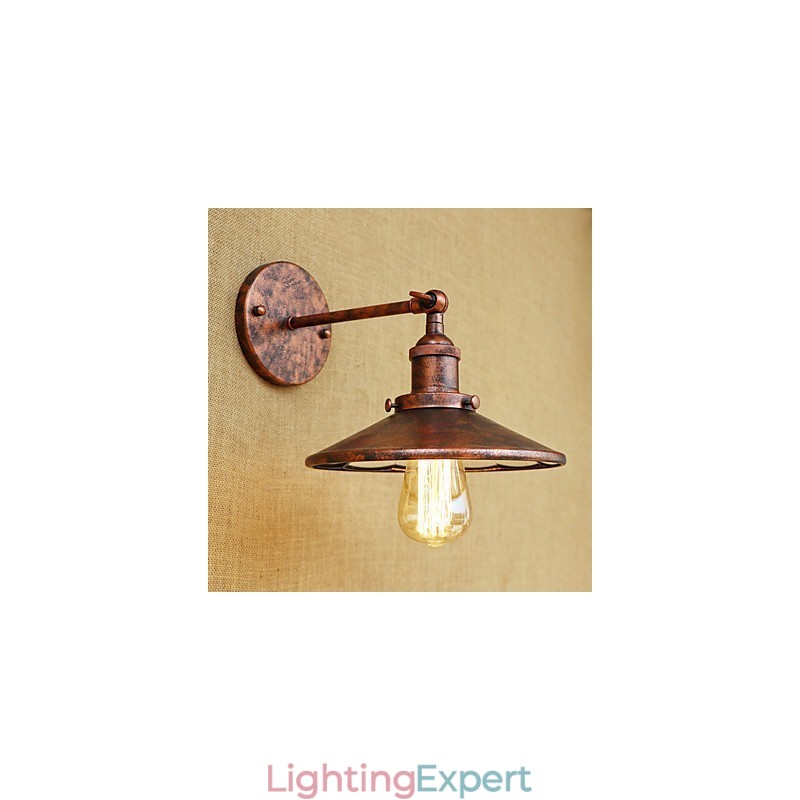 Rustic Lodge Country Retro Electroplated Feature for Mini Style Ambient Light Wall Sconces