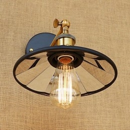Country Retro Painting Feature for Mini Style Ambient Light Wall Sconces Wall Light