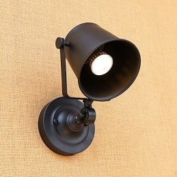Rustic Lodge Country Retro Painting Feature for Mini Style Eye Protection Ambient Light Wall