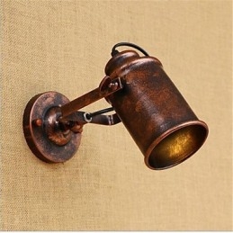 Rustic Lodge Country Retro Painting Feature for Mini Style Eye Protection Ambient Light Wall