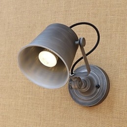 Rustic Lodge Country Retro Painting Feature for Mini Style Eye Protection Ambient Light Wall