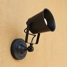 Rustic Lodge Country Retro Painting Feature for Mini Style Eye Protection Ambient Light Wall