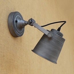 Rustic Lodge Country Retro Painting Feature for Mini Style Eye Protection Ambient Light Wall
