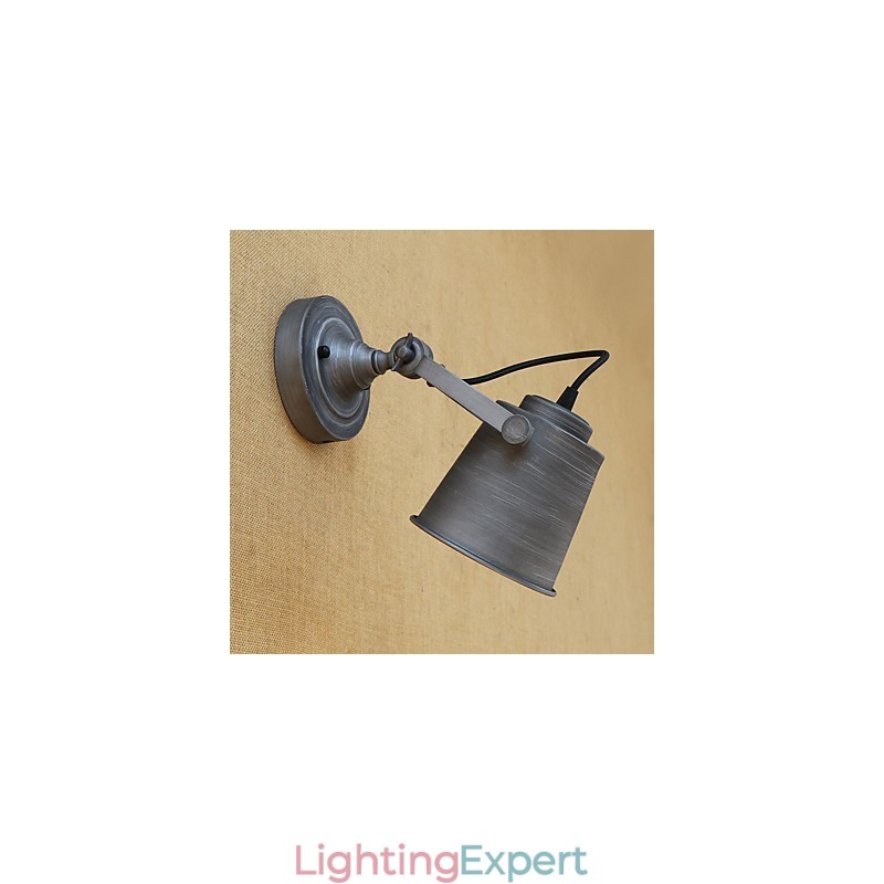 Rustic Lodge Country Retro Painting Feature for Mini Style Eye Protection Ambient Light Wall