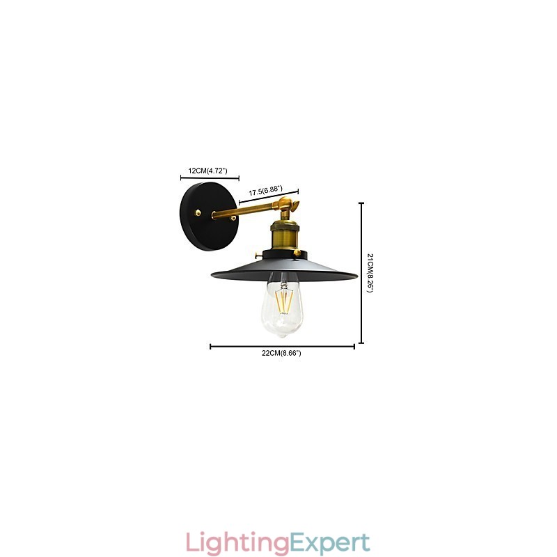 Paint Single Wall Iron Wall Lamp Dumb Black Lightsaber Lamp On Wall