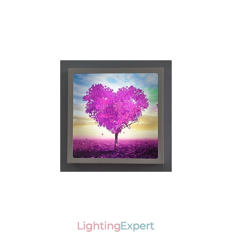 Integrated Modern Contemporary Modern Comtemporary Painting Feature for Ambient Light Wall Sconces
