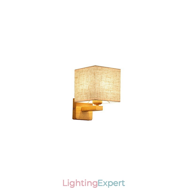 Minimalist Solid Wood Table Lamp Bedside Desk Lamp