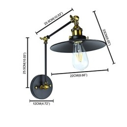 Rustic Lodge Traditional Classic Painting Feature for Downlight Wall Lights Wall Light