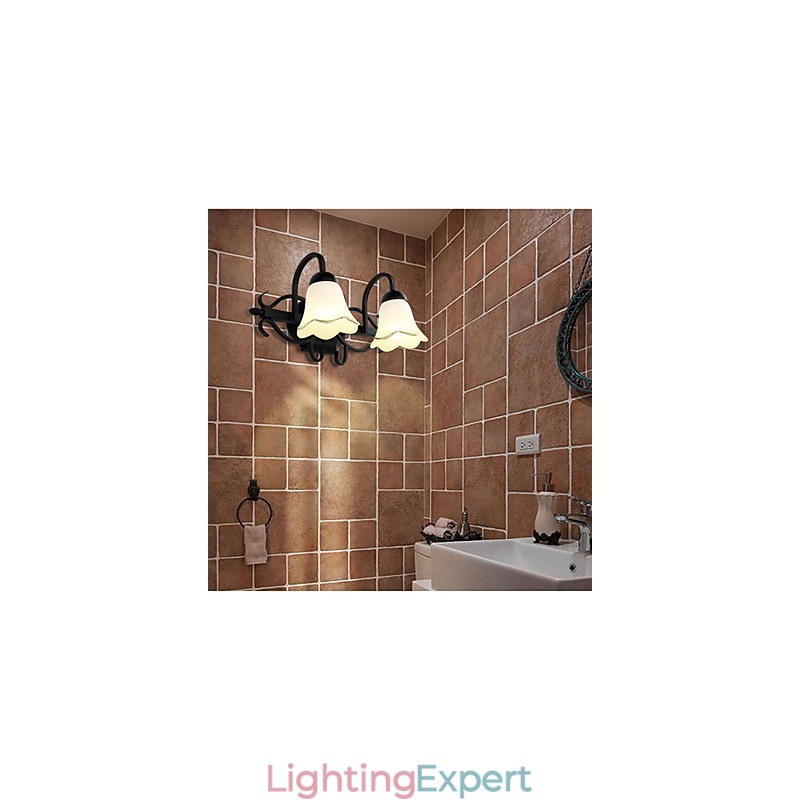 Rustic Lodge Electroplated Feature for Downlight Bathroom Lighting Wall Light