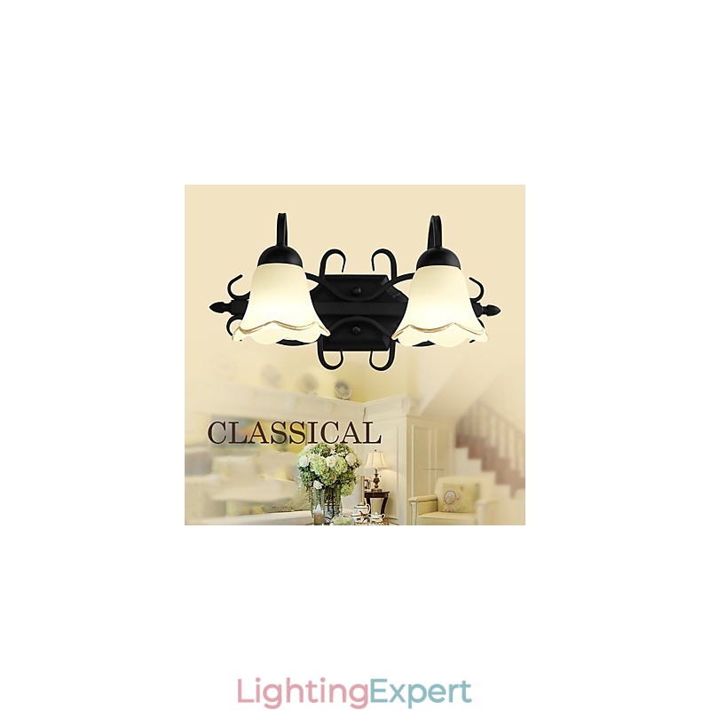 Rustic Lodge Electroplated Feature for Downlight Bathroom Lighting Wall Light