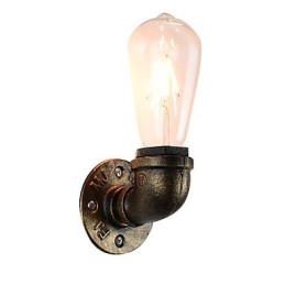 Rustic Lodge Traditional Classic Antique Brass Feature for Ambient Light Wall Sconces Wall Light