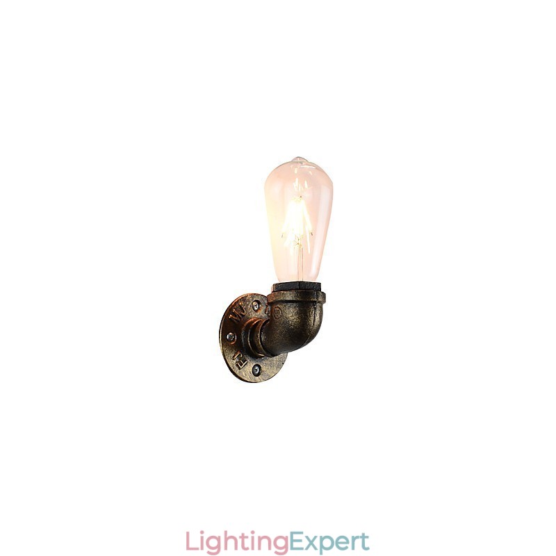 Rustic Lodge Traditional Classic Antique Brass Feature for Ambient Light Wall Sconces Wall Light