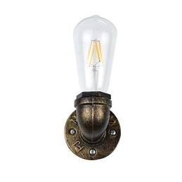 Rustic Lodge Traditional Classic Antique Brass Feature for Ambient Light Wall Sconces Wall Light