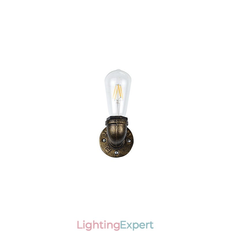 Rustic Lodge Traditional Classic Antique Brass Feature for Ambient Light Wall Sconces Wall Light