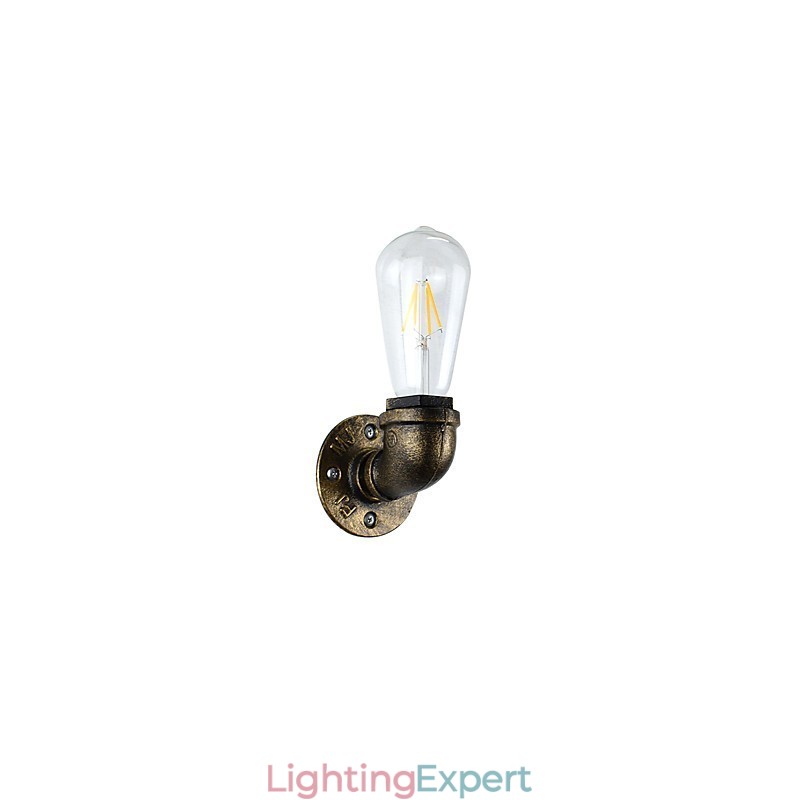 Rustic Lodge Traditional Classic Antique Brass Feature for Ambient Light Wall Sconces Wall Light