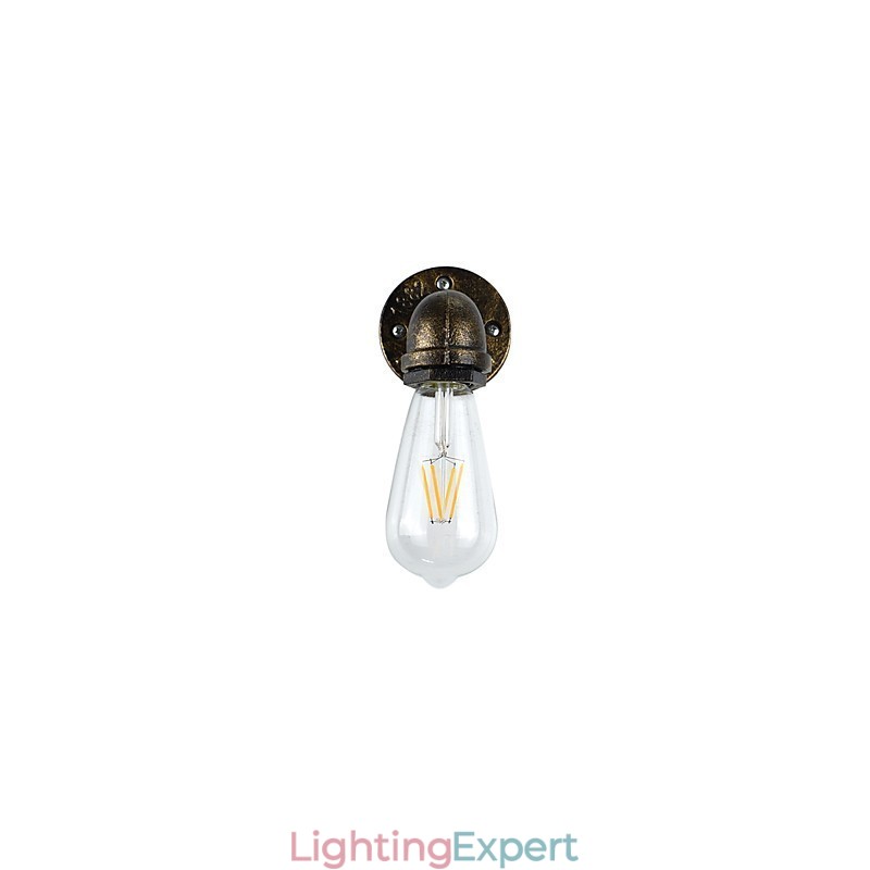 Rustic Lodge Traditional Classic Antique Brass Feature for Ambient Light Wall Sconces Wall Light