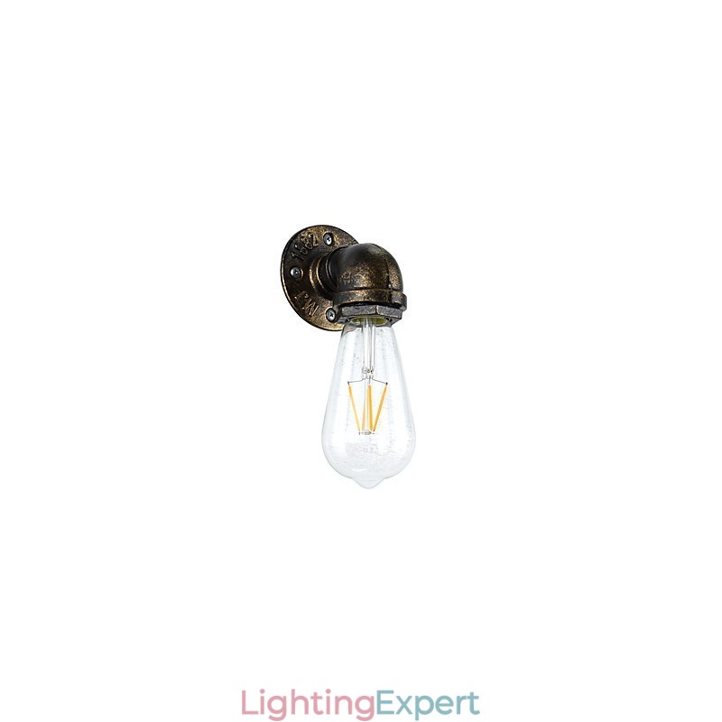 Rustic Lodge Traditional Classic Antique Brass Feature for Ambient Light Wall Sconces Wall Light
