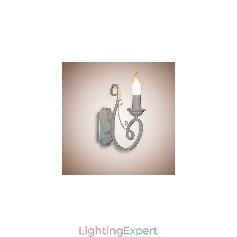 Candle Lamp Bedside Lamp Wall Lamp Iron Corridor Creative Pastoral Mirror Lamp