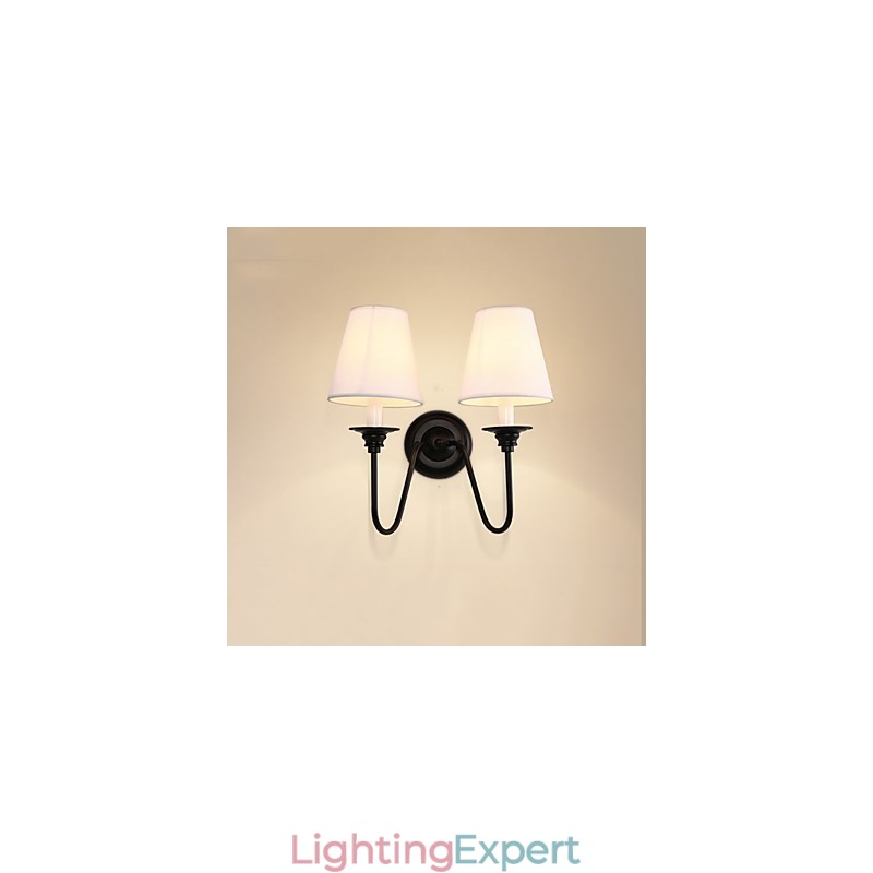 Rustic Lodge Black Oxide Finish Feature for Eye Protection Ambient Light Wall Sconces Wall Light