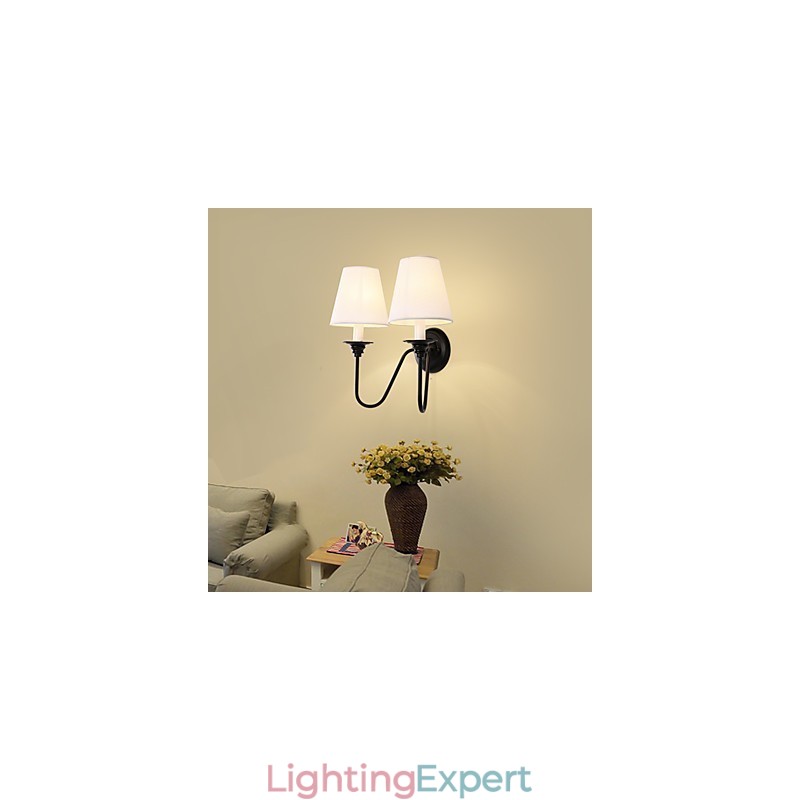 Rustic Lodge Black Oxide Finish Feature for Eye Protection Ambient Light Wall Sconces Wall Light