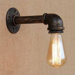 Country Retro Painting Feature for Mini Style Swing Arm Ambient Light Wall Sconces