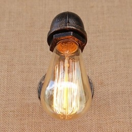 Country Retro Painting Feature for Mini Style Swing Arm Ambient Light Wall Sconces