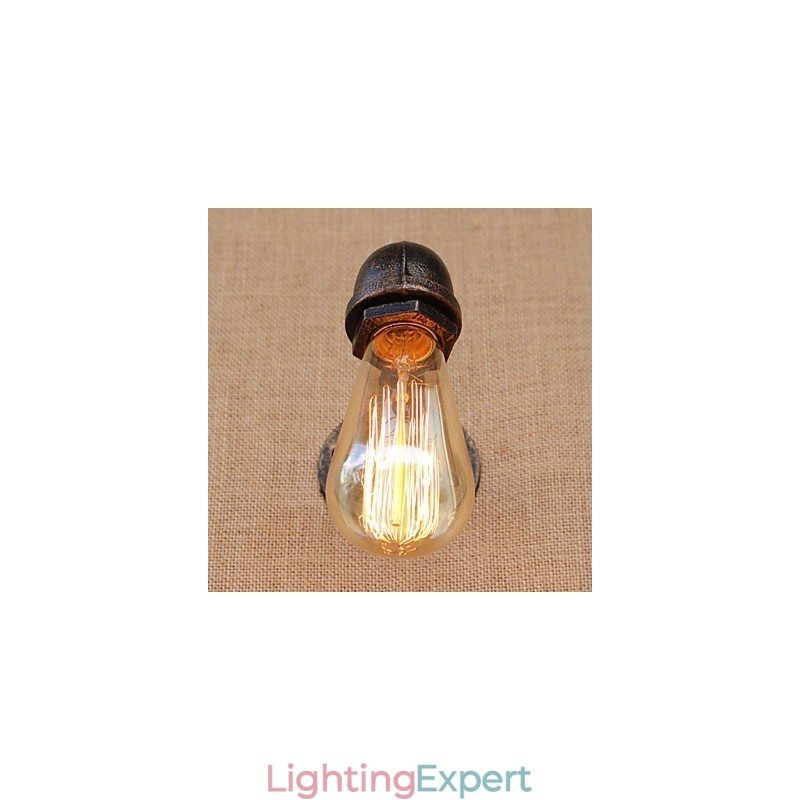 Country Retro Painting Feature for Mini Style Swing Arm Ambient Light Wall Sconces