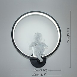 Wall Lamp Modern Creative Personality Lamp Designer Angel Decoration Lamp Aluminum Integrated Corridor Wall Lamp