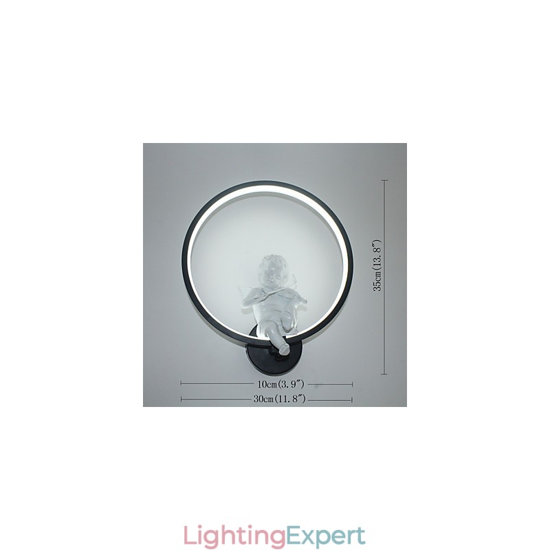 Wall Lamp Modern Creative Personality Lamp Designer Angel Decoration Lamp Aluminum Integrated Corridor Wall Lamp