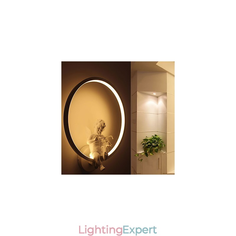 Wall Lamp Modern Creative Personality Lamp Designer Angel Decoration Lamp Aluminum Integrated Corridor Wall Lamp